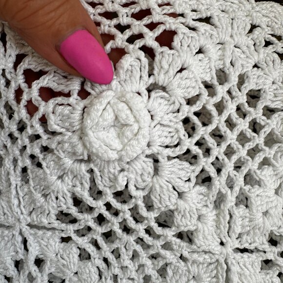 Crochet Top with scoop neck and the perfect amount of Peek a Boo - Picture 16 of 16